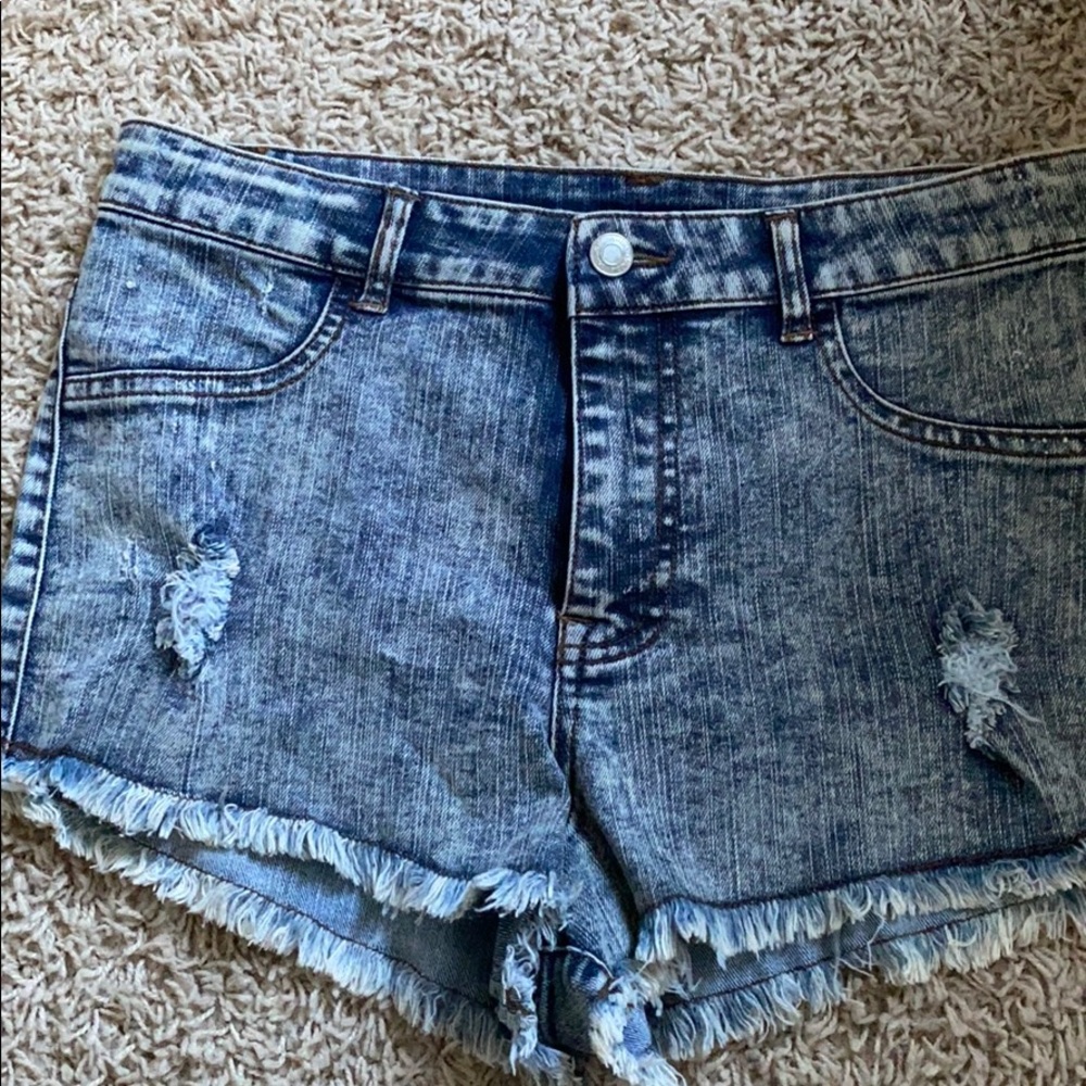denim shorts